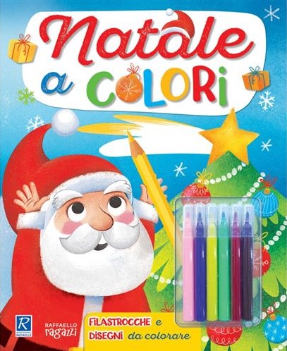 Natale a colori + Set pennarelli Raffaello Libri