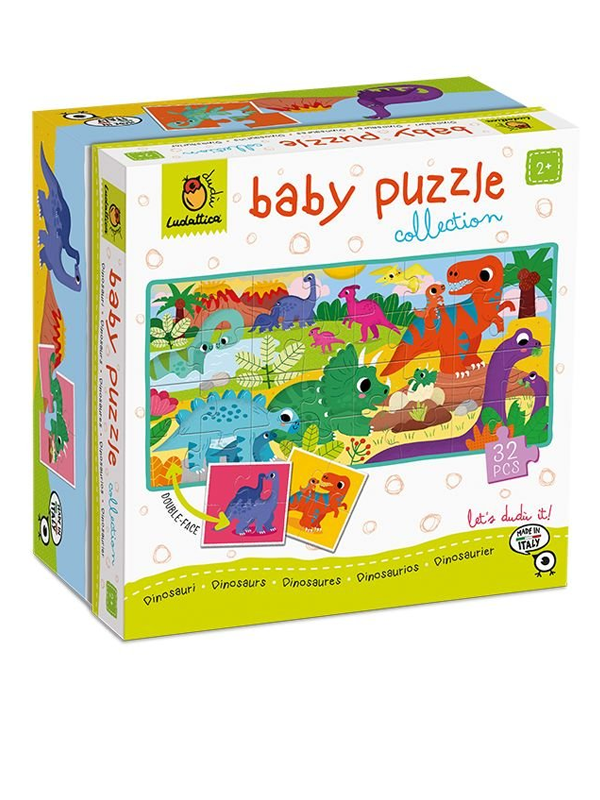 Dudu baby puzzle - collection dinosauri ludattica