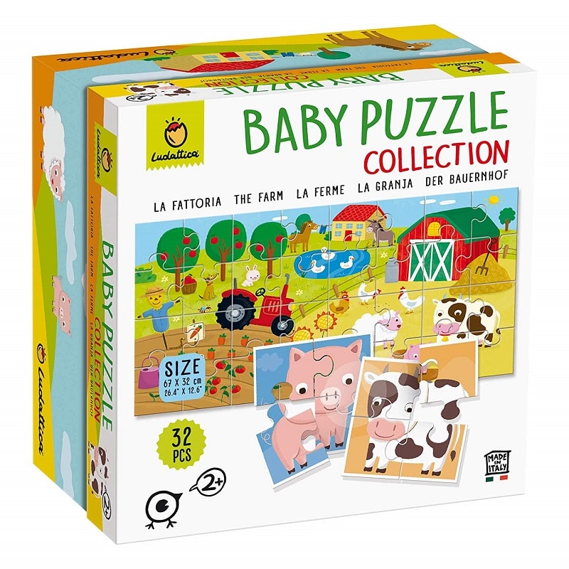 Dudu baby puzzle - collection the farm ludattica