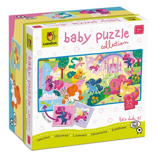 Dudù baby puzzle - collection unicorni ludattica