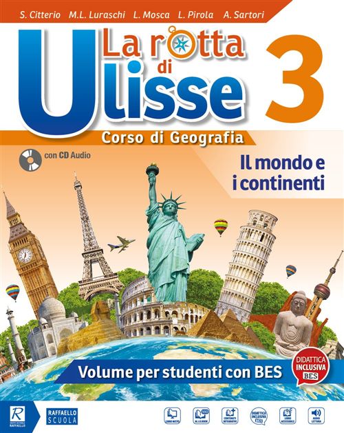 La Rotta di Ulisse Vol 3 Bes + cd Raffaello Libri
