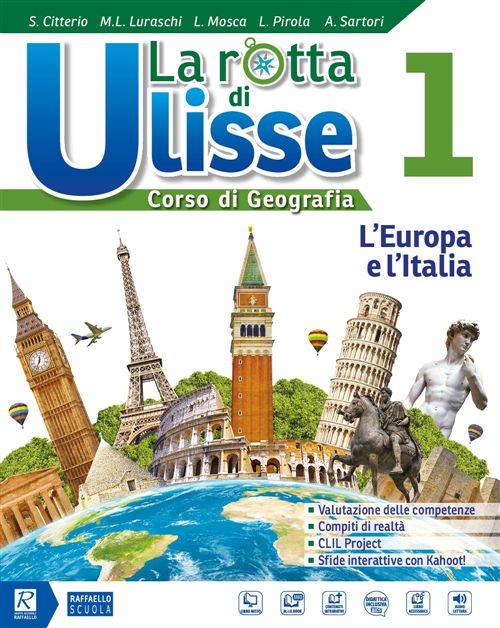 LA ROTTA DI ULISSE VOL. 1 + ATL. + REG. + COM. Raffaello Libri